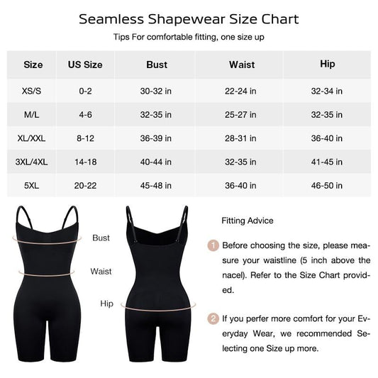 2025 Seamless Butt Lifter Bodysuit - Tummy Control Shapewear for Women