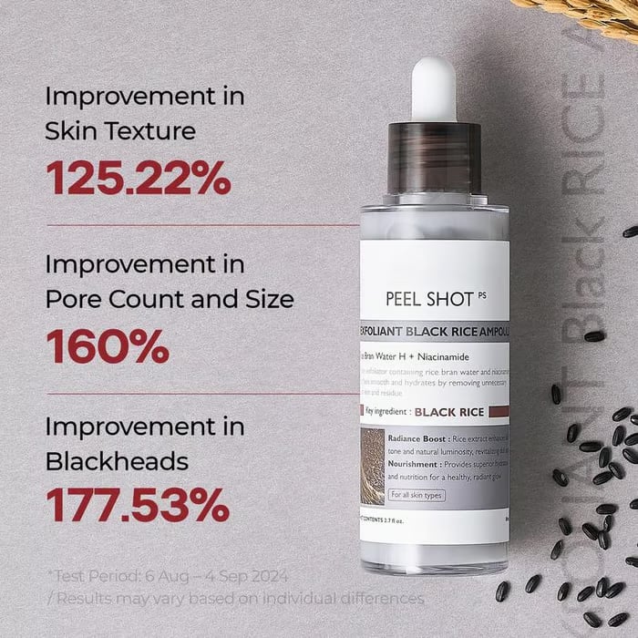 Peel Shot Glow Rice Ampoule Duo