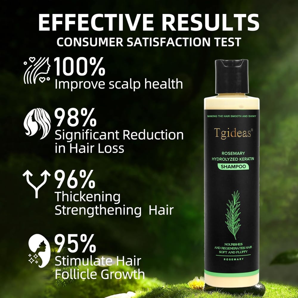 Tgideas Organic Rosemary Hair Growth Shampoo