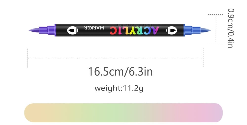 Double-Ended Art Markers for Professionals & Beginners!