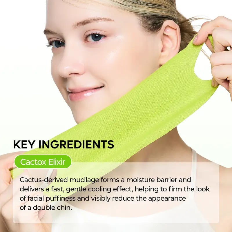 V-Lifting Mewing Band – Cactus Cooling, Reduces Puffiness & Tightens Pores
