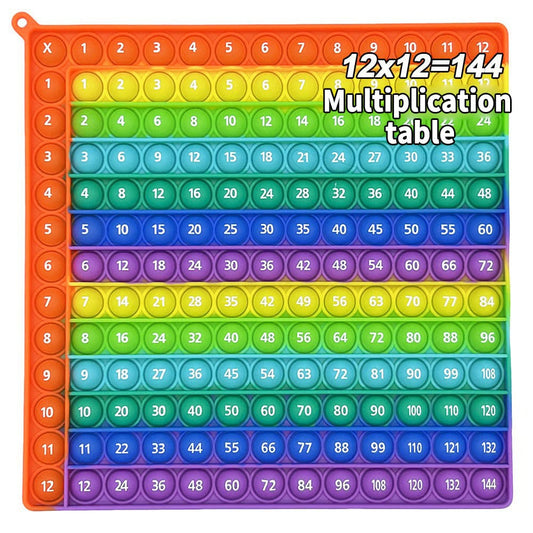 🎯12x12 Multiplication Table Board Game – Portable Math Practice and Learning Toy for Kids