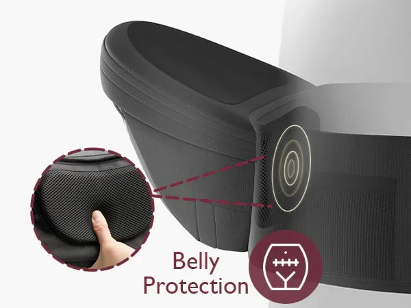 Baby Hip Seat Carrier – Ergonomic 3D Abdominal Support Baby Carrier with 4 Carrying Positions for Parent & Child Comfort