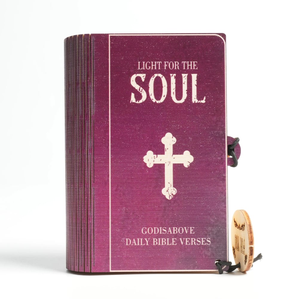 ✝️Handmade Wooden Bible Verses Box - Daily Bible Verses (🎁 A Reminder of God's Words💖)