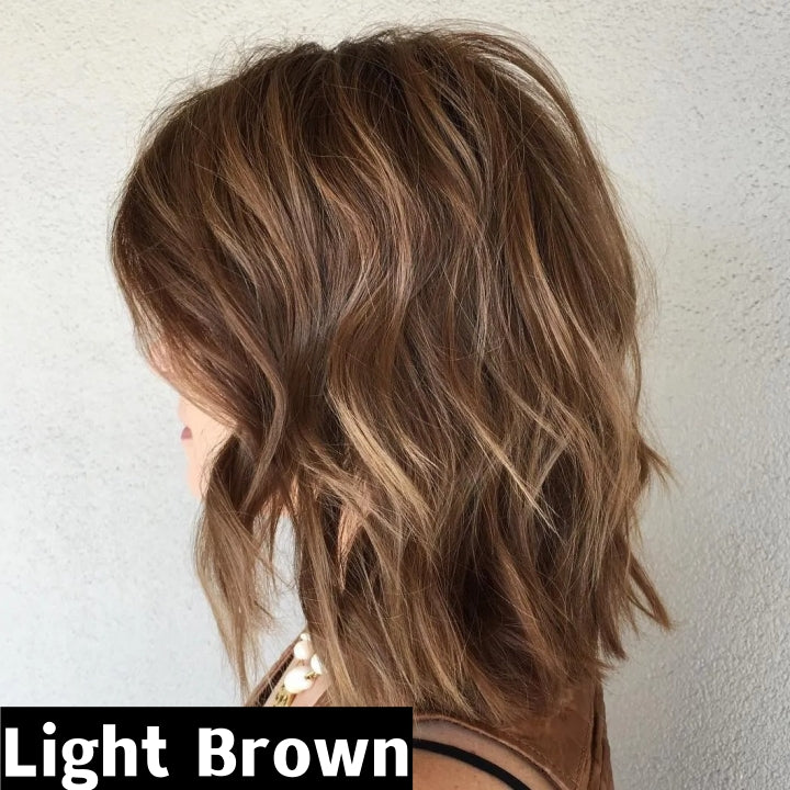 Luxury Human Hair Wigs for Women Add Fuller Hair Instantly-Suitable for All Head Sizes