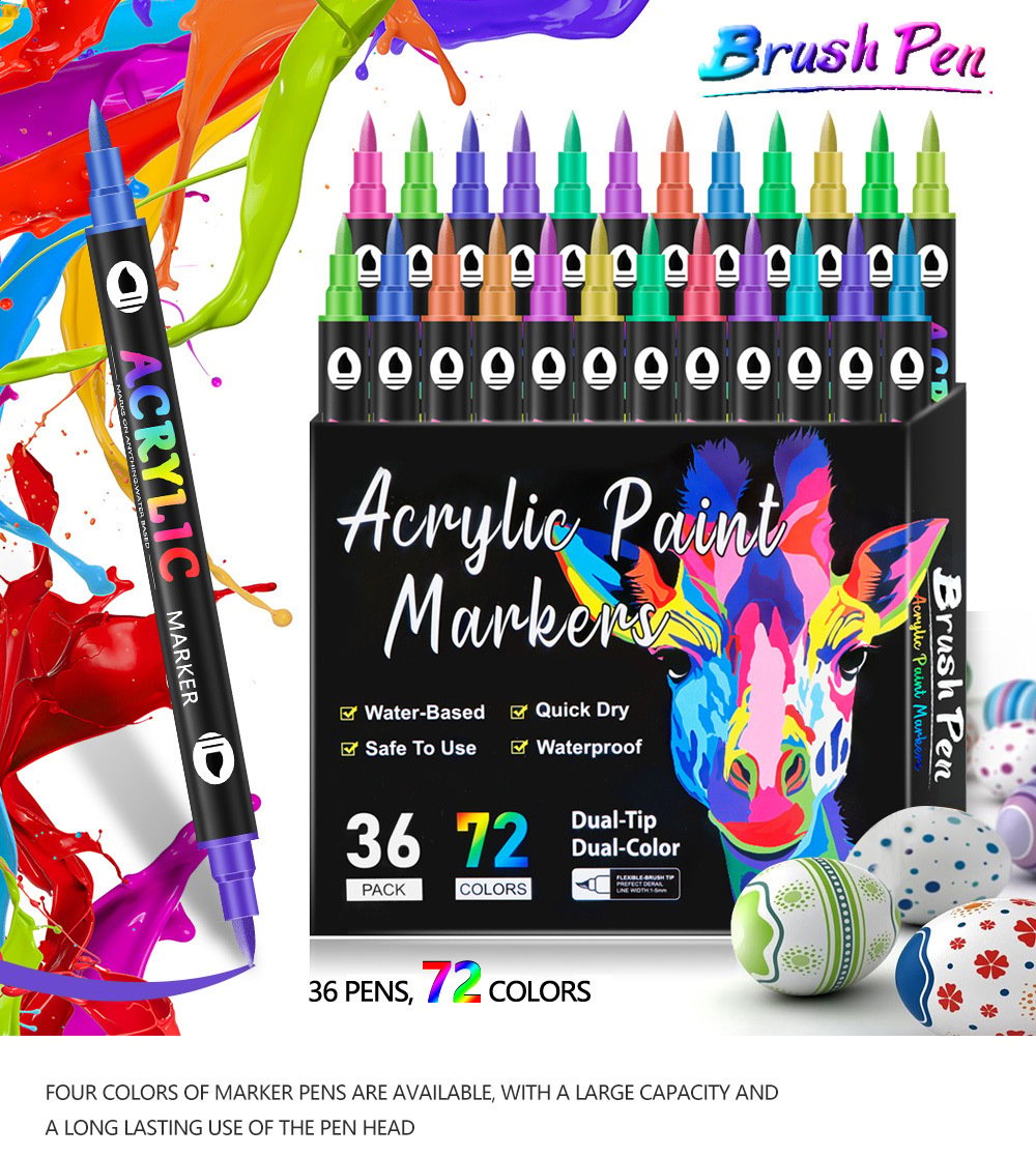 Double-Ended Art Markers for Professionals & Beginners!