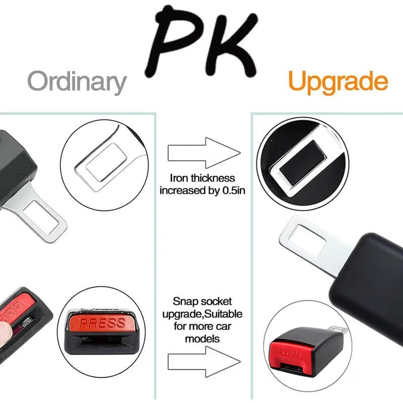Car Belt Buckle Extension Seat Belt Clips