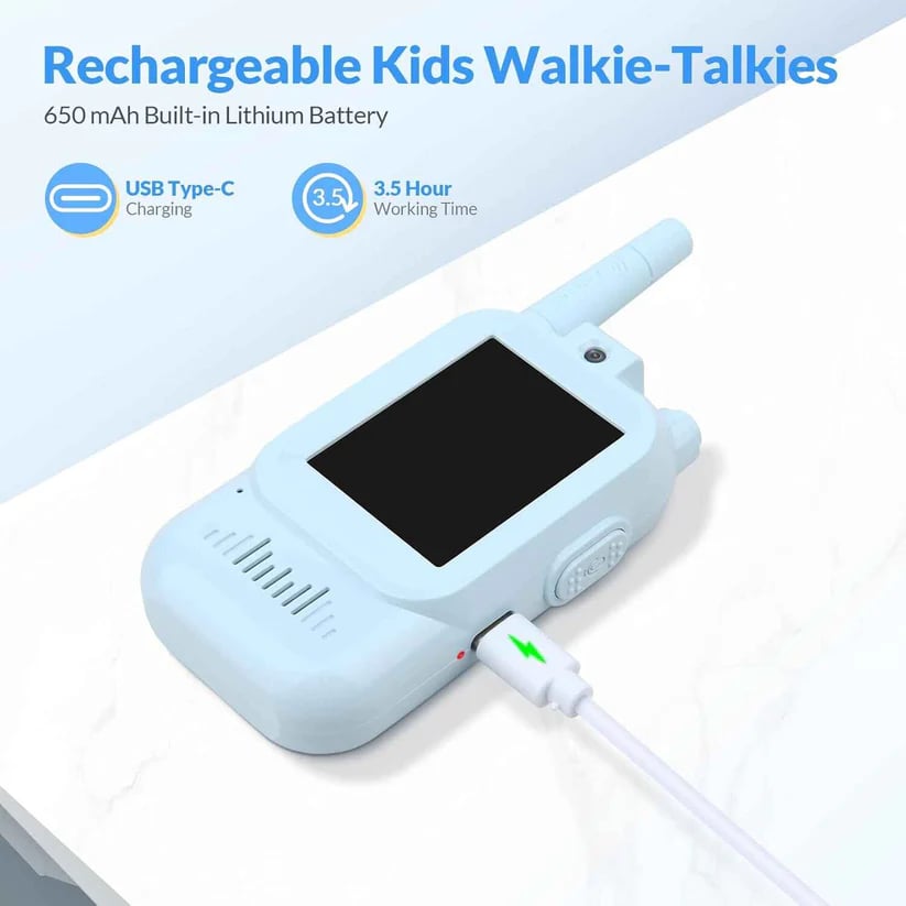 2PCS Kids Video Walkie Talkies Toys