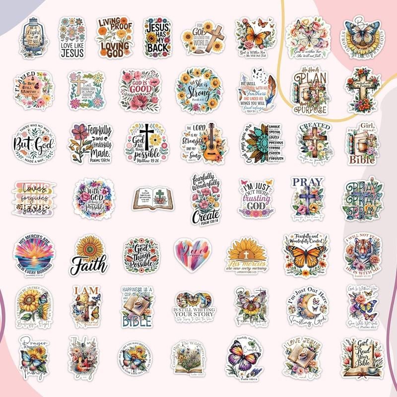 ✝️Motivational & Faith Sticker Book