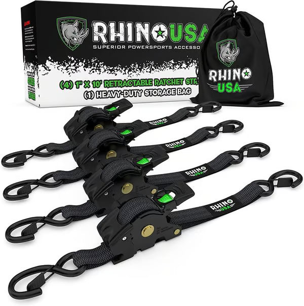 Retractable Ratchet Straps