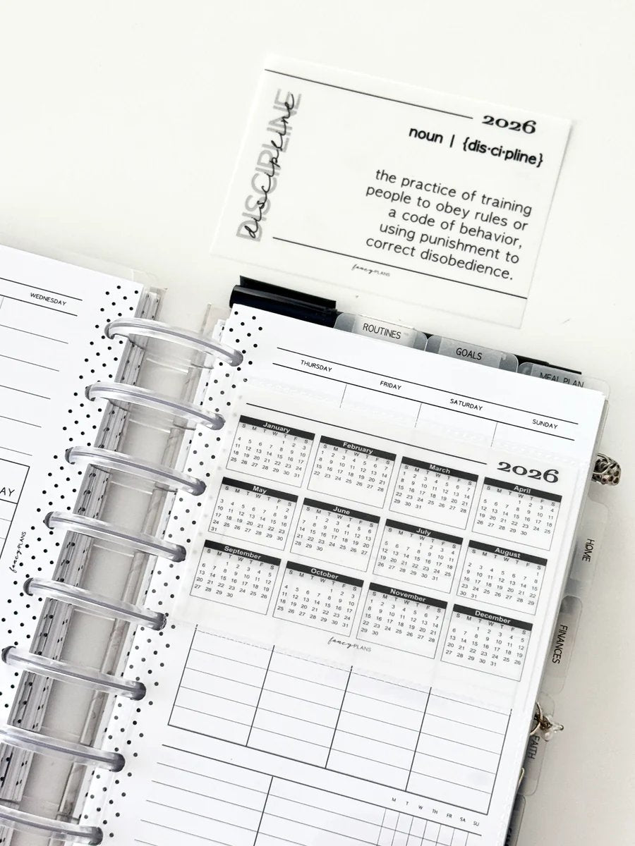 🗓️2026 Deluxe DIY Planner Stationery Box | Multiple Layout Options | Full Accessory Set for Personalized Planning