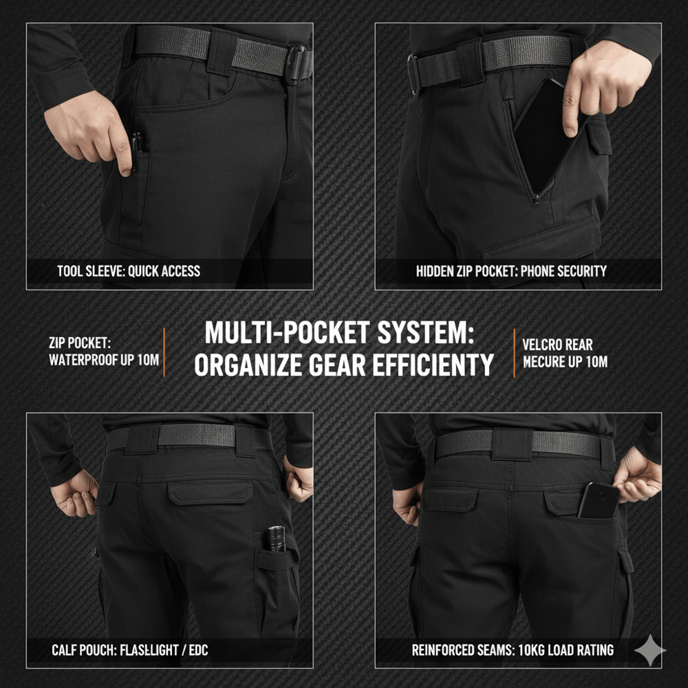 Windproof Warm Men's Outdoor Military Tactical Pants