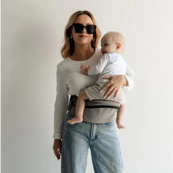Baby Hip Seat Carrier – Ergonomic 3D Abdominal Support Baby Carrier with 4 Carrying Positions for Parent & Child Comfort