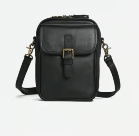 Crossbody Leather RFID Bag