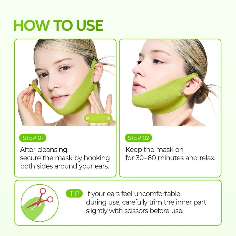 V-Lifting Mewing Band – Cactus Cooling, Reduces Puffiness & Tightens Pores