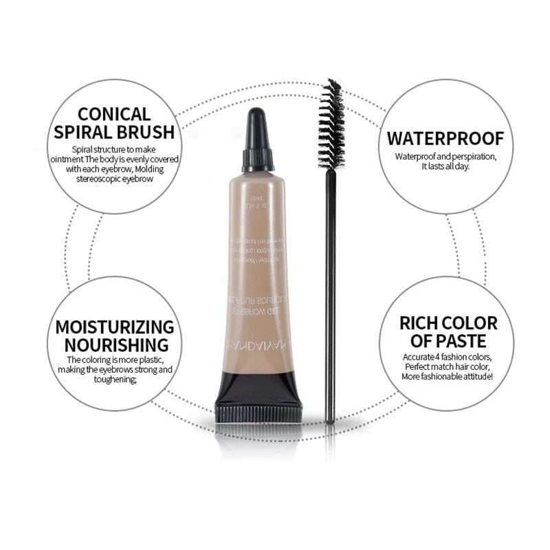 Long-lasting Waterproof Smudge-proof Liquid Eyebrow Gel/Tint