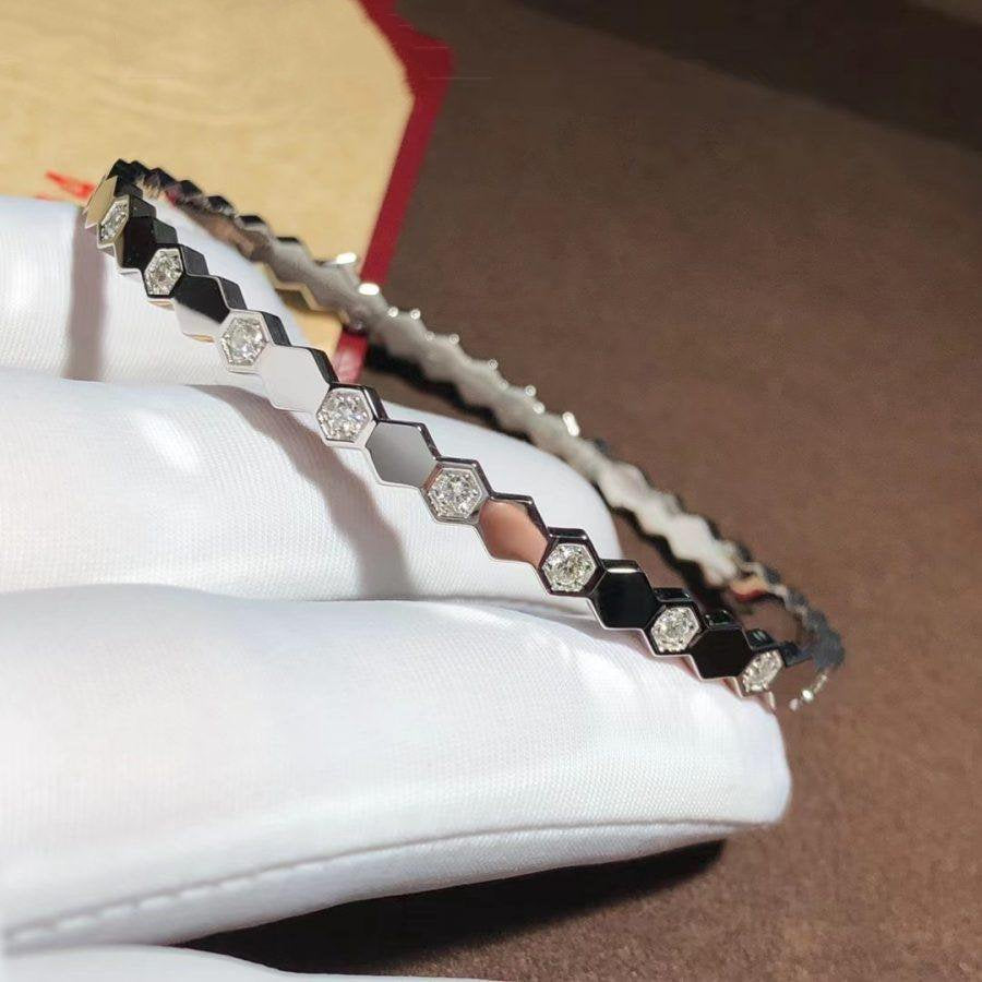 [Eternal Jewelry]BEE LOVE SILVER DIAMOND BRACELET