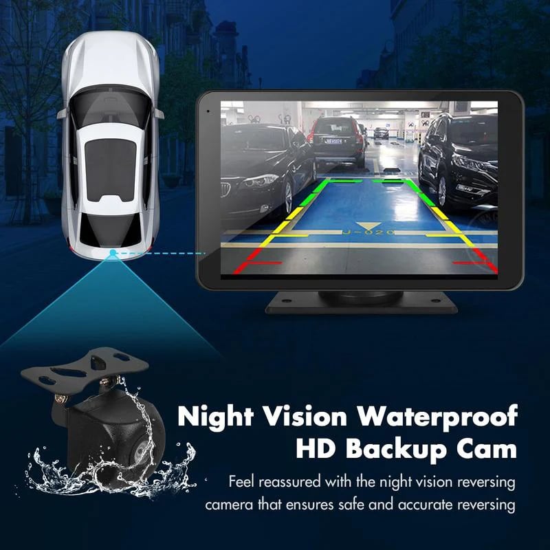 Portable Carplay Screen-Wide-Compatibility Multi-Device Car Infotainment System