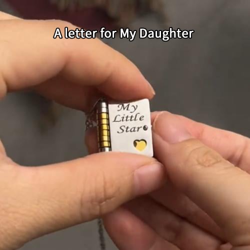 My Little Star Book Necklace for Daughter / Son