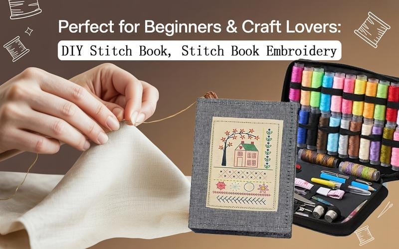 Beginner-Friendly🪡Stitch Book 📖with 143 different stitches