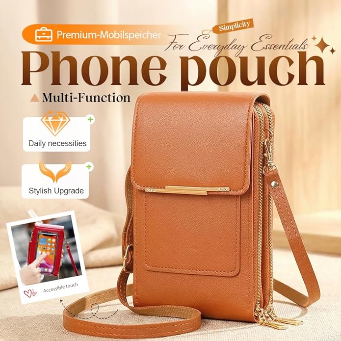 👛 Touchscreen Phone Crossbody Bag