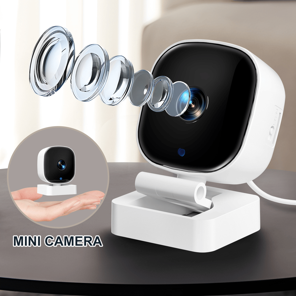 -Crystal-clear security 2K camera 🎥 Color Night Vision 🌙 24/7 Recording & Smart Alerts