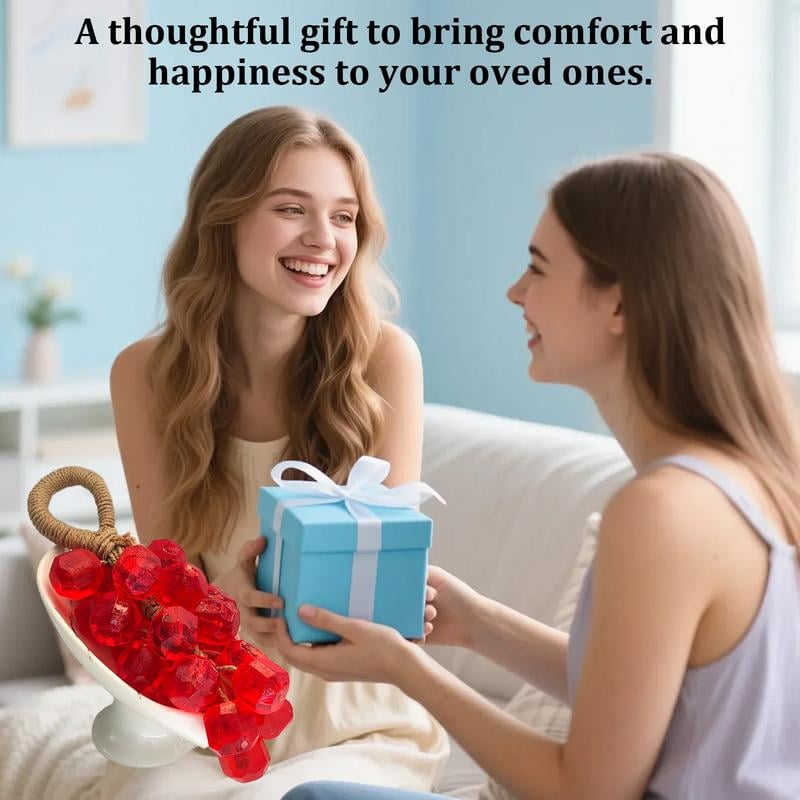 Personalized Original Handmade Crystal Grape Soap Gentle Cleansing Soap  (Single string: 25 pieces)