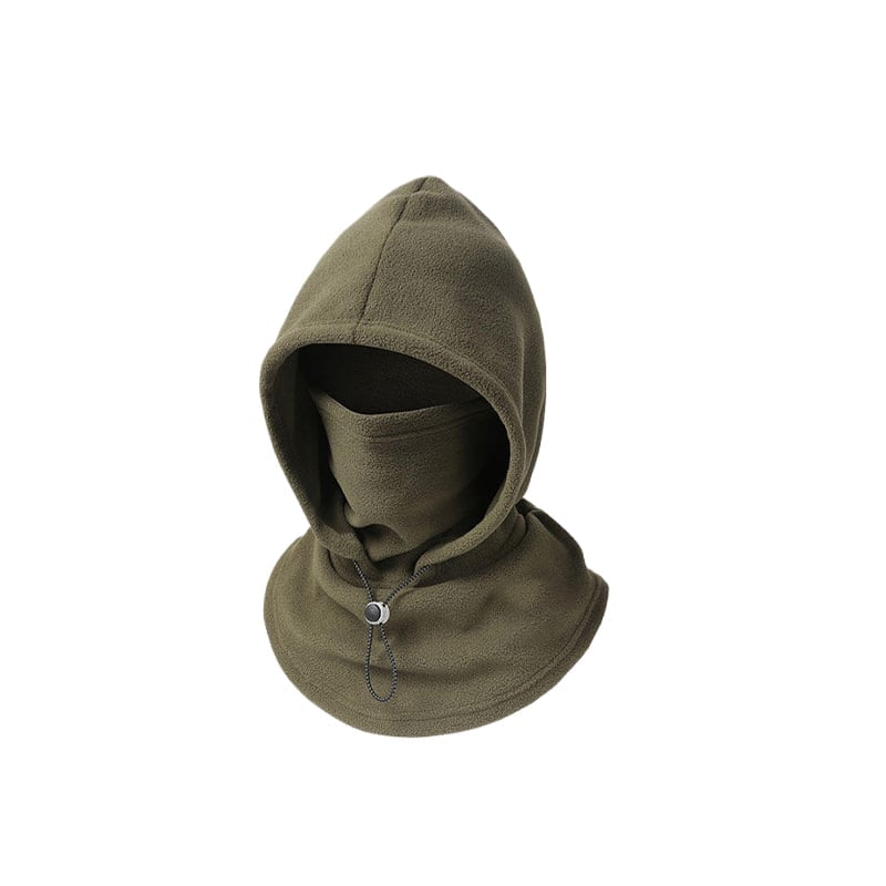 Fleece Double Layer Integrated Mask Hat