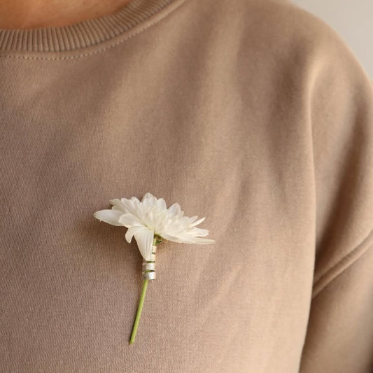 Spiral Flower Brooch