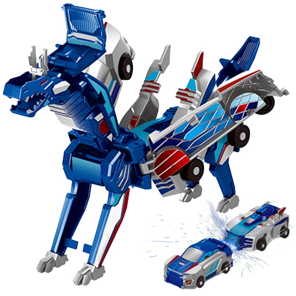 Collision Transforming Dinosaur Car Toy