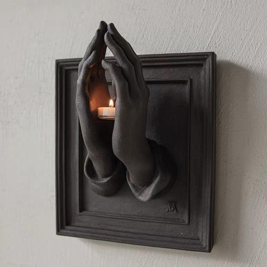 3D Praying Hands Wall lamp