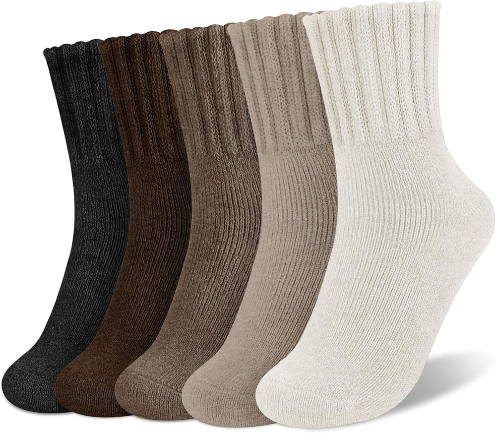 🧦 Stay Cozy & Stylish – ✨ Ultimate Thick Wool Socks – For All-Day Warmth & Comfort! ❄️