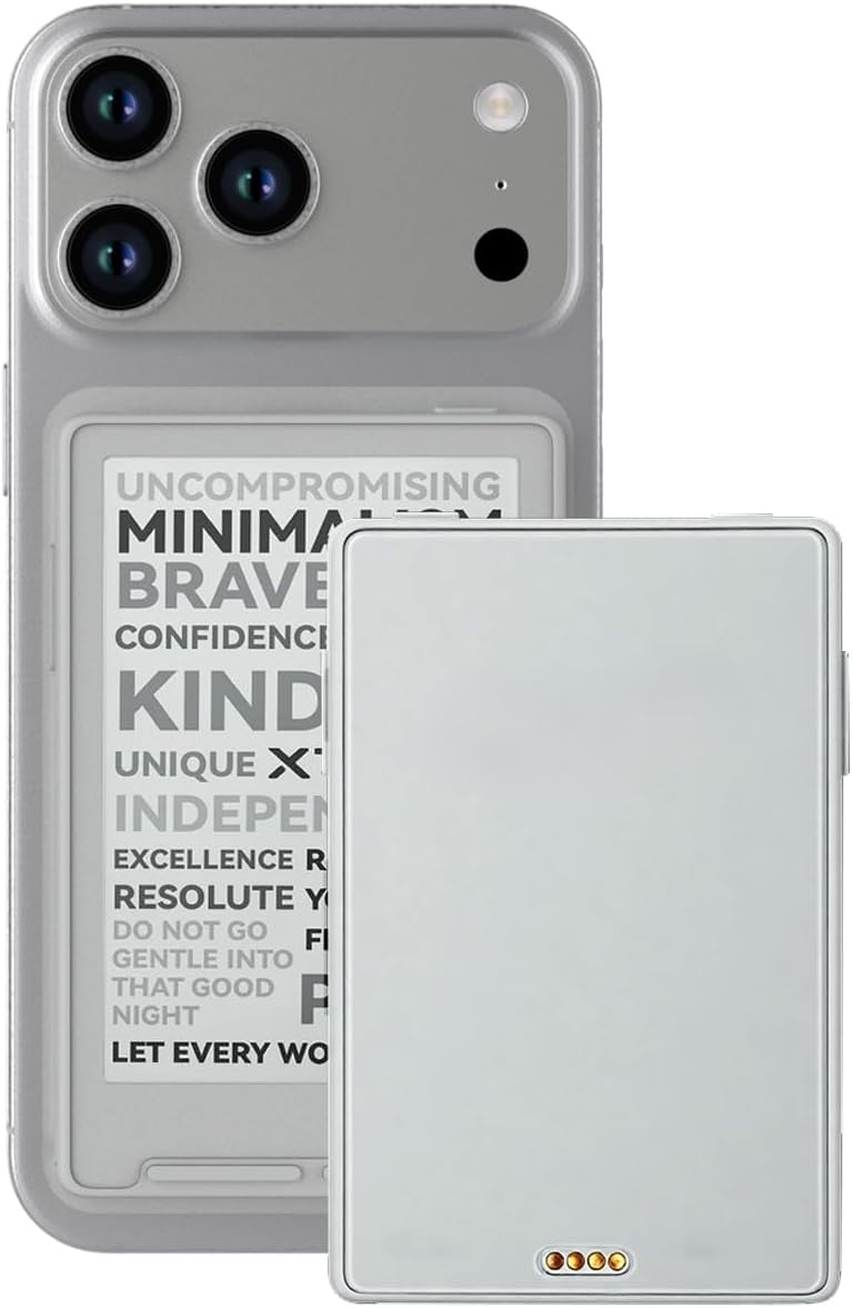 3.7" Pocket Portable E Ink Ebook Reader with Gyro Page Turn & Magnetic Charging