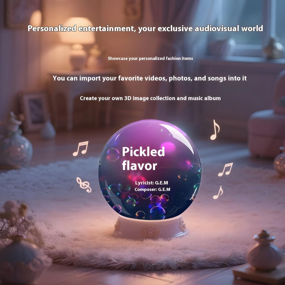 The Magic Crystal Ball — Hold the Breathing Memories in Your Hand.