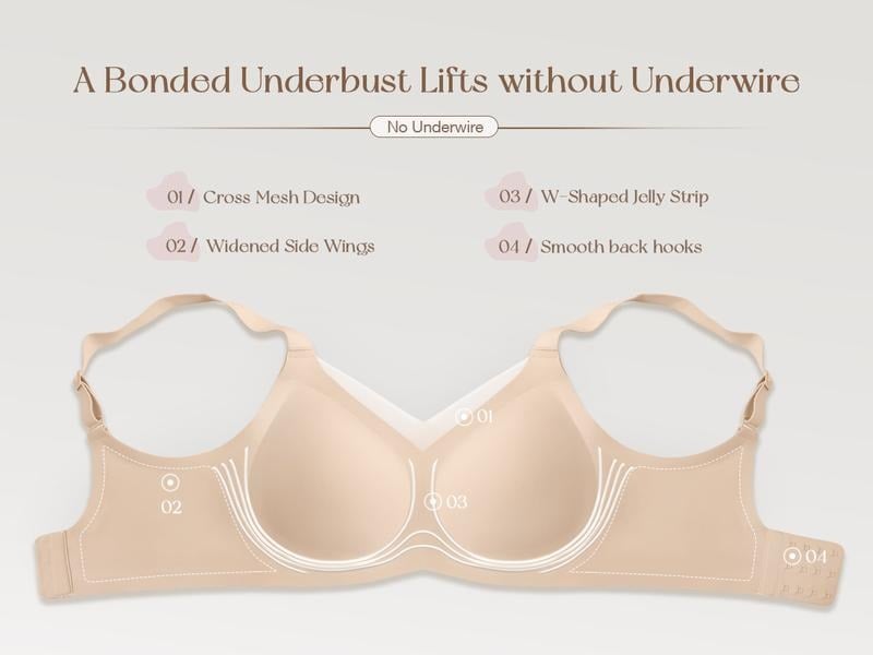 🎉Women Wireless V-Neck Mesh Bralette