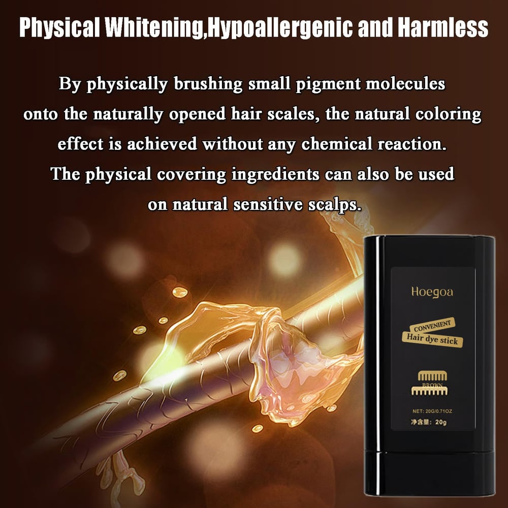 Safe and Convenient Comb Hair Dye - For Quick and Stylish Hair Coloring!