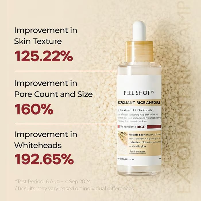 Peel Shot Glow Rice Ampoule Duo