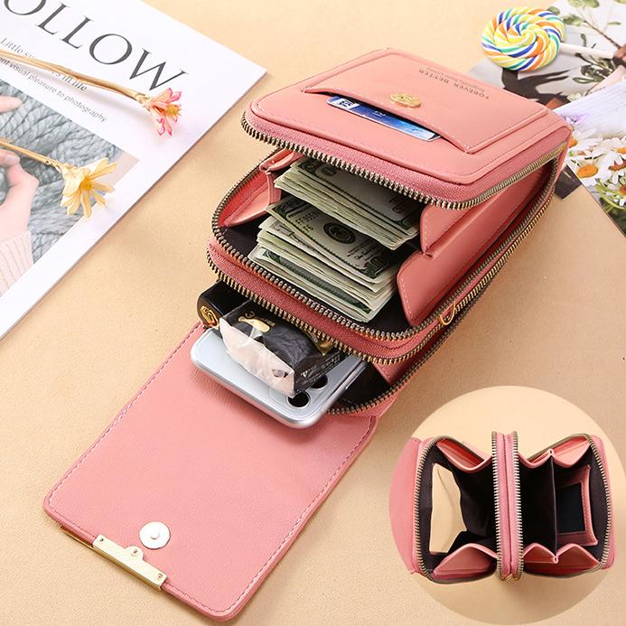 Women's Touch Screen Mobile Phone Messenger Bag New Fashion Key Change Bag
