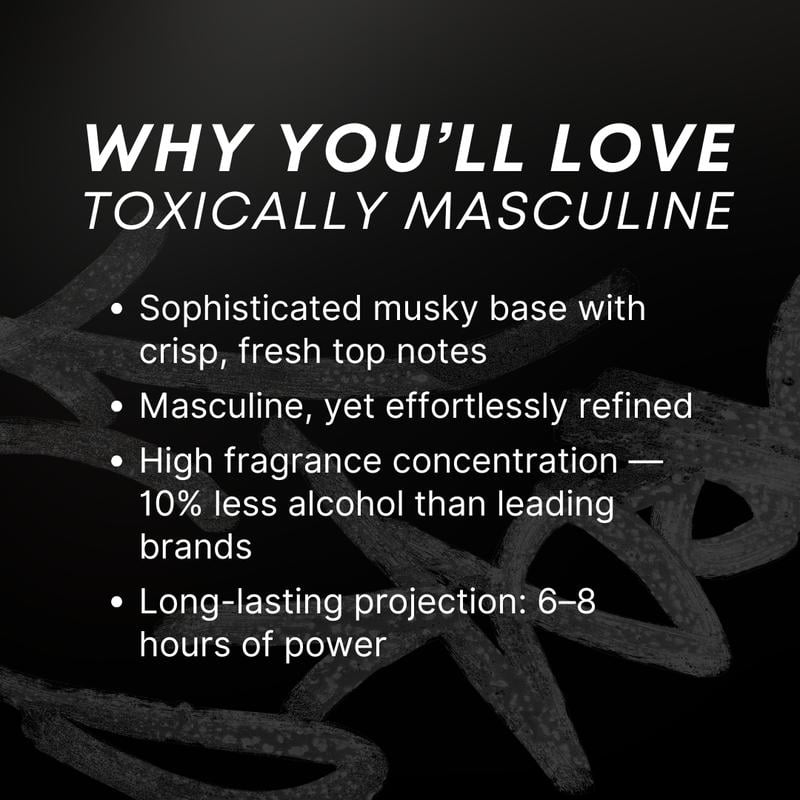 Toxically Masculine - Pheromone Infused Eau de Cologne