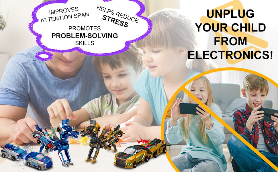 Collision Transforming Dinosaur Car Toy
