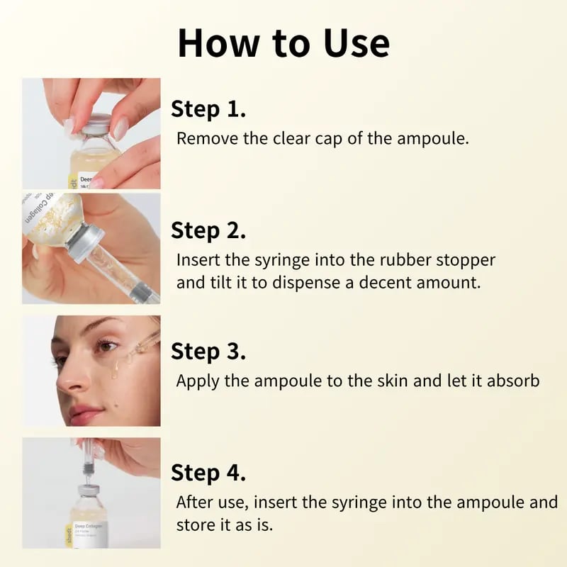 Silk Lifting Peptide Ampoule: Korean Anti-Aging Serum for Wrinkle Care & Plumping