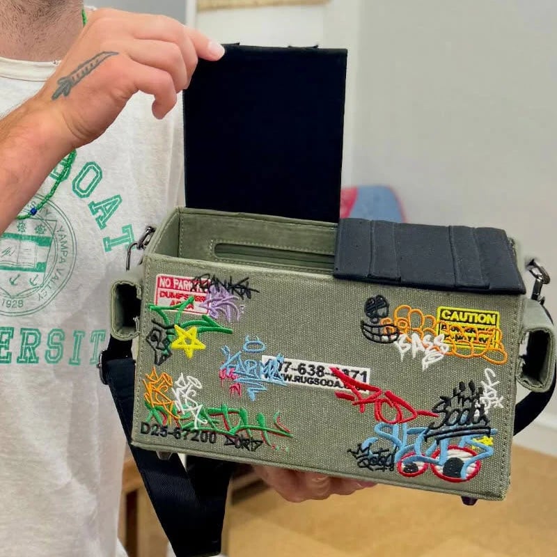 Urban Rebel Graffiti Crossbody Bag 🎨🔥