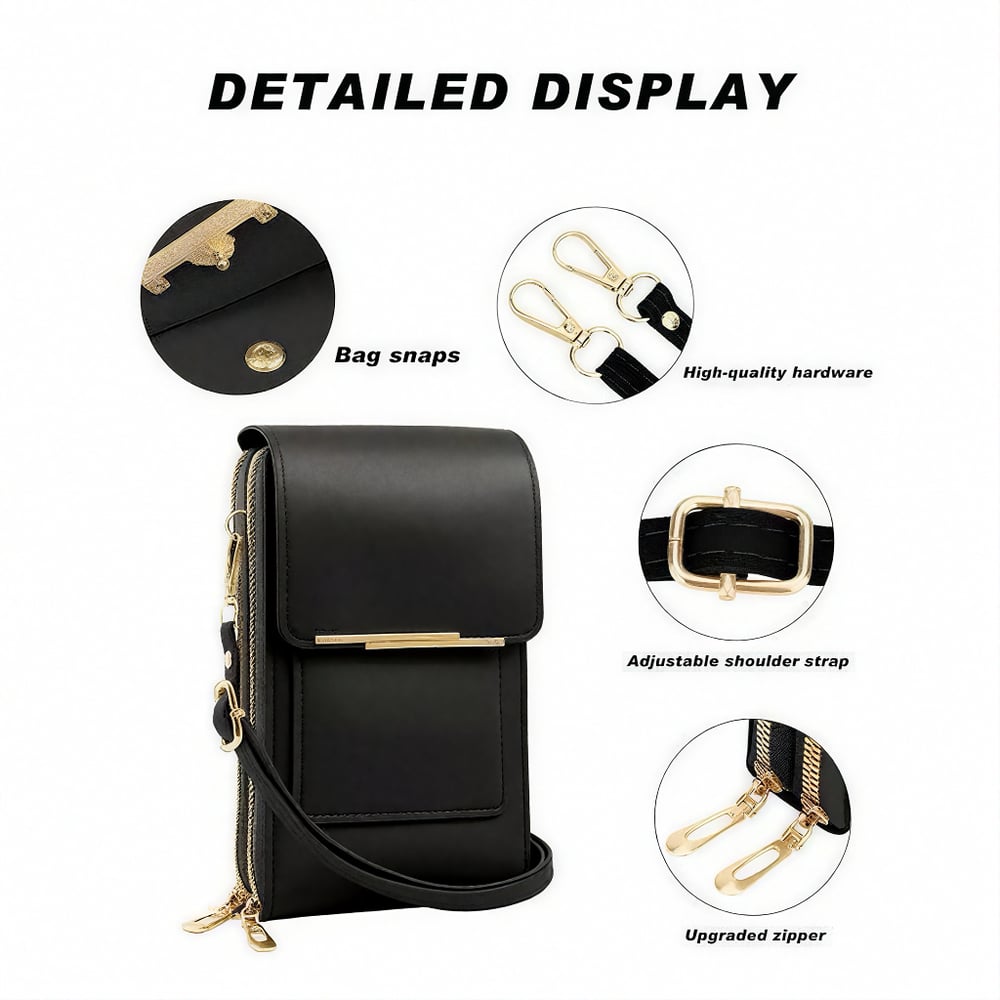 👛 Touchscreen Phone Crossbody Bag