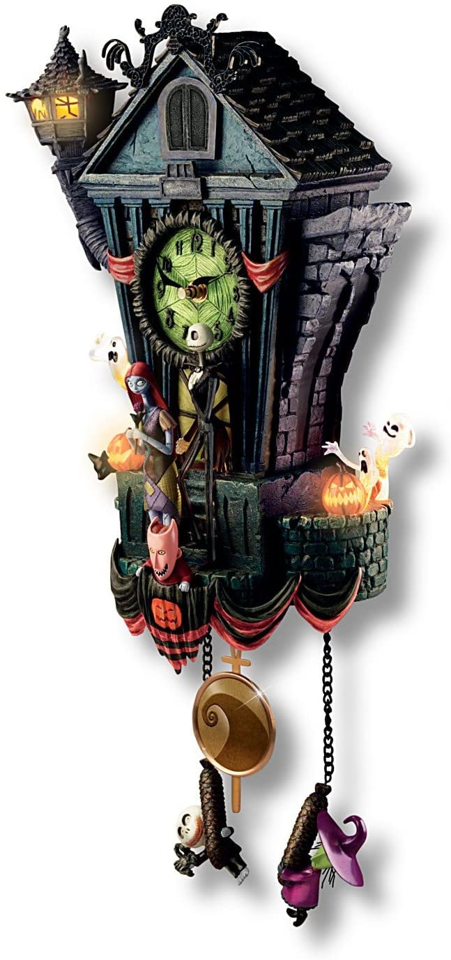 Halloween Wall Clock,Nightmare Before Christmas Cuckoo Clock