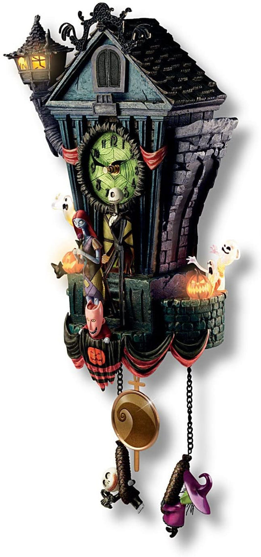 Halloween Wall Clock,Nightmare Before Christmas Cuckoo Clock