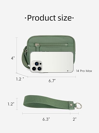 Puffer Wristlet Wallet Fits Phone