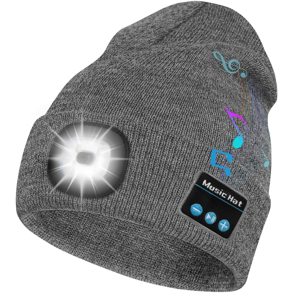 Bluetooth Beanie Hat with Light