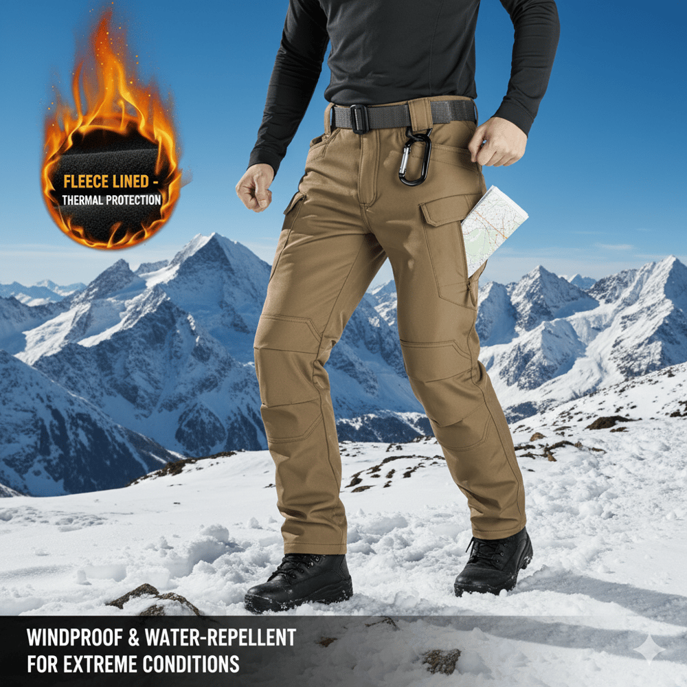 Windproof Warm Men's Outdoor Military Tactical Pants