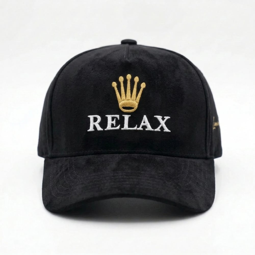 Relax Crown Vintage Baseball Cap