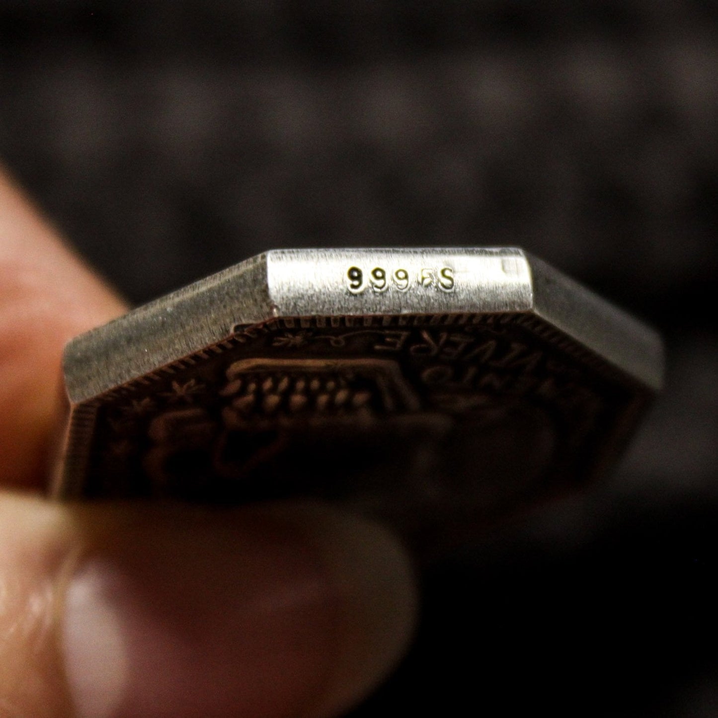 Memento Mori Fine Silver Coin - Memento Vivere Reminder Token Solid Silver Coin